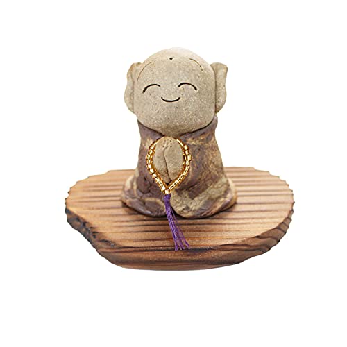 手元供養 仏壇 仏具 メモリアル工房 響 Inori Jizo Statue Mini Jizo Statue Kleine Urne Arita Ware Gedenkgut-Urne für Haustier von メモリアル工房　響