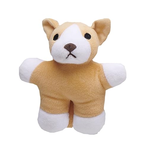 ポップサンド POP Sandspielzeug Kinder Kamukamu Hund Corgi, Plüsch Hund Kauspielzeug mit Pfeife, BONBI ALCON von ポップサンド