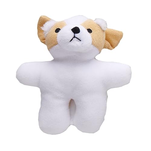 ポップサンド POP Sandspielzeug Kinder Kamukamu Hund Papillon, Plüsch Hund Kauspielzeug mit Pfeife, BONBI ALCON von ポップサンド