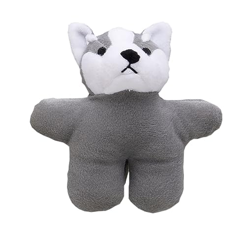 ポップサンド POP Sandspielzeug Kinder Kamukamu Hund Sibirischer Husky Plüsch Hund Kauspielzeug mit Pfeife BONBI ALCON von ポップサンド