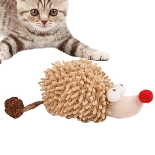 Plüsch-Katzenspielzeug, Plüsch-Katzenspielzeug | Infused Kitten Plüschtier - Knistergeräusch Katze Beißspielzeug Quietschendes Katzenspielzeug Haustier Kauspielzeug für Indoor Cat Kitten von ノーブランド品