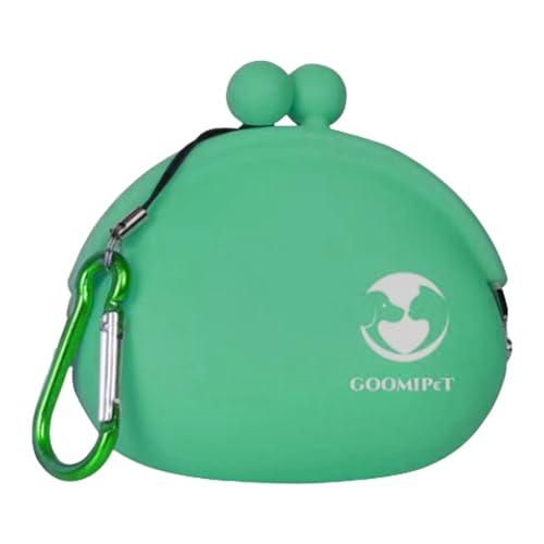 Silikon-Hundeleckerli-Tasche aus Silikon, tragbare Leckerli-Tasche für Hundetraining und Leckerli-Aufbewahrung, Hundesnack-Tasche, Aufbewahrungstasche für Spaziergänge mit Hunden von ノーブランド品