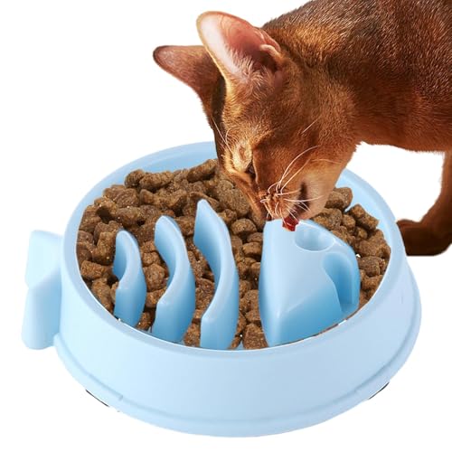 Slow Feed Hundenapf, Hundenapf Slow Feeder - Erstickungssicher Spätes Fressen Hundenapf - Outdoor Hund Slow Feeder Slow Eater Rutschfester Hund Puzzle Feeder für Große und Mittlere Hunde von ノーブランド品