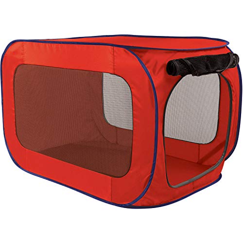 Sportpet Designs Inc 72300010 Kennel Pro Pop Open, M, rot von 猫壱