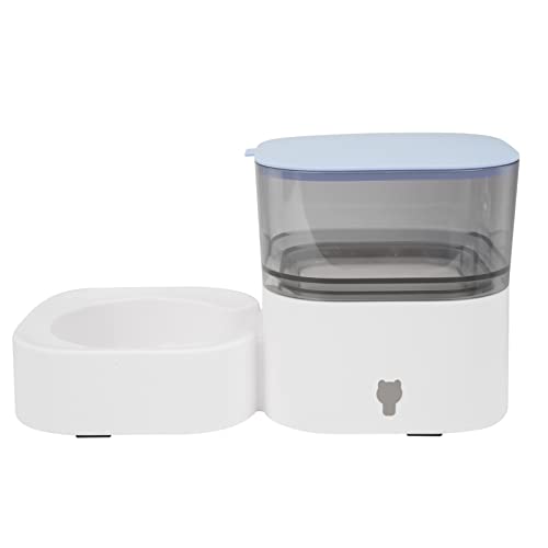 Automatischer Katzen-Futterspender, ergonomischer, selbstspendender Hand-Schwerkraft-Wasserbrunnen hält Futter Original Automatischer Wasserspender für mittelgroße kleine(Zuführung (blau)) von 01 02 015