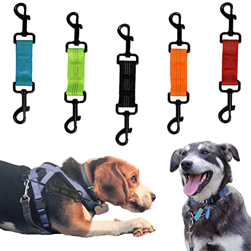 Hundehalsband-Clip, Sicherheitsleine, Clip, Zinkenhalsband, Backup-Hundegeschirr zum Halsband, Sicherheitsclip, 5 Stück, Verbindungsstück mit doppelseitigem Ende, Rückfahrverschluss Hundehalsband-Clip, Sicherheitsleine, Clip, Zinkenhalsband, Backup-Hundegeschirr zum Halsband, Sicherheitsclip, 5 Stück, Verbindungsstück mit doppelseitigem Ende, Rückfahrverschluss von 1 one enjoy