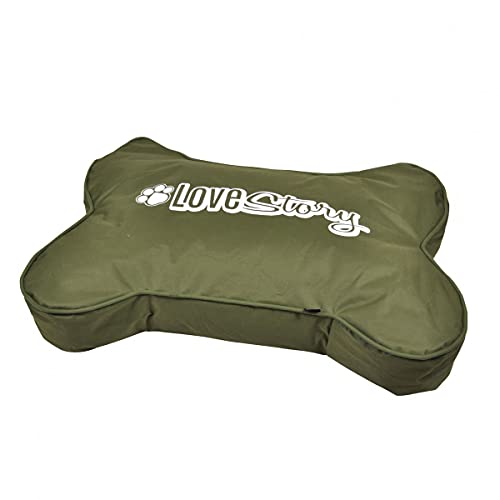 Hundekissen Knochen Khaki von 1001KDO POUR ANIMAUX