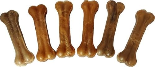 6 x Kauknochen Getrocknete Haut 13cm - Kauknochen Rinderhaut Snack Kauknochen Hundesnacks Hund Snacks 6 x Kauknochen Getrocknete Haut 13cm - Kauknochen Rinderhaut Snack Kauknochen Hundesnacks Hund Snacks von 123diepvriesvoer.nl