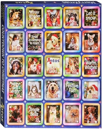 Hunde Weihnachten Geschenk Adventskalender Snacks Weihnachten Hunde Adventsboxen Kalender Hund Überraschung von 123diepvriesvoer.nl