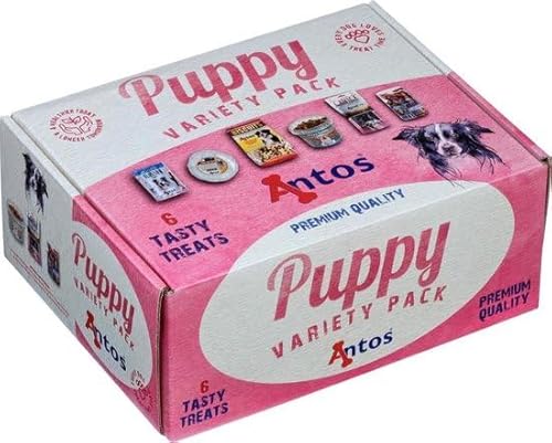 Luxus Welpen Willkommenspaket Verwöhnungspaket 100% Natürliches Futter Geschenk Geschenk Paket Snacks Hund Pup von 123diepvriesvoer.nl