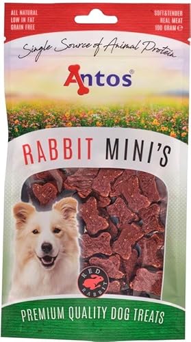 Real Fleisch Red Rabbit Mini's Natural Kaninchen Snacks Hund Natürliche Hund Snack Kaninchen Glutenfrei von 123diepvriesvoer.nl