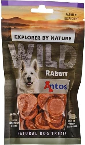 Wild Kaninchen 96% Fleisch Getreidefreie Hunde Training Belohnung Snacks Puppenkurs Hund Belohnungssnacks von 123diepvriesvoer.nl