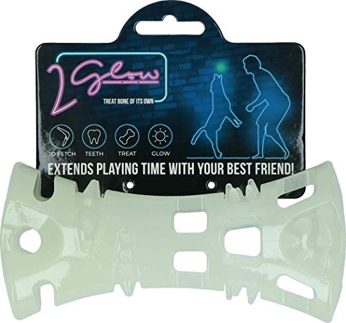 2 Glow Treat Bone of Its Own Hundespielzeug von 2 Glow