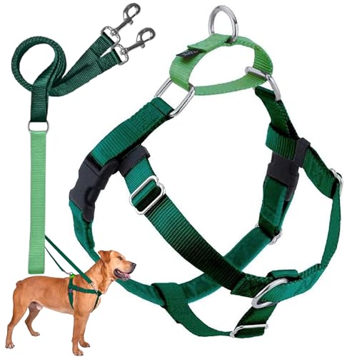 2 Hounds Design 818557022259 No-Pull Dog Harness with LeashX-Large (1 Zoll Wide) XLKelly Green von 2 Hounds Design