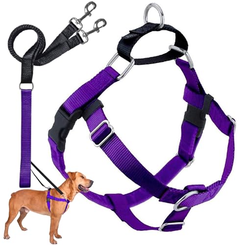 2 Hounds Design 818557022297 No-Pull Dog Harness with LeashX-Large (1 Zoll Wide) XLPurple von 2 Hounds Design