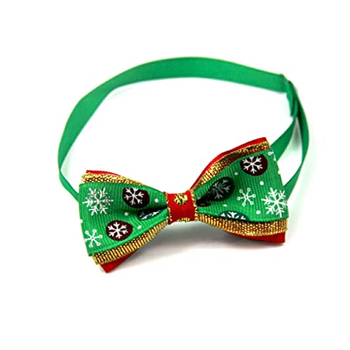 Pet Bow Tie Collar Entzückendes Katzenkleidungszubehör Verstellbare Halsverzierung Weihnachtsrequisiten Weihnachten Katzen Hundehalsbänder, Geben Sie 6 EIN von 22Wenbeseung