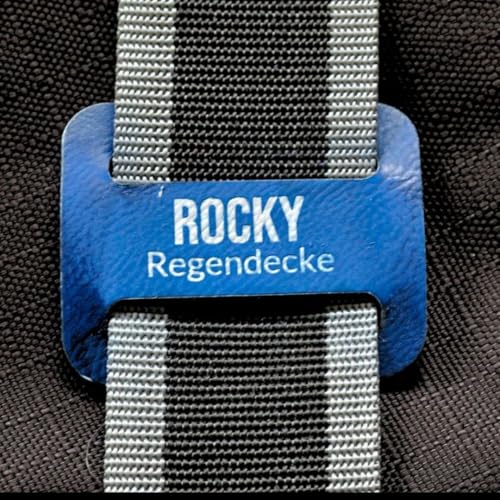 Deckenlabel für Pferdedecke Beschriftung Individuell (Blau) von 25 Trainingskarten