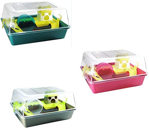 2GR Käfig für kleine Hamster Nagetiere inkl. Zubehör Box Maisonette von 2GR