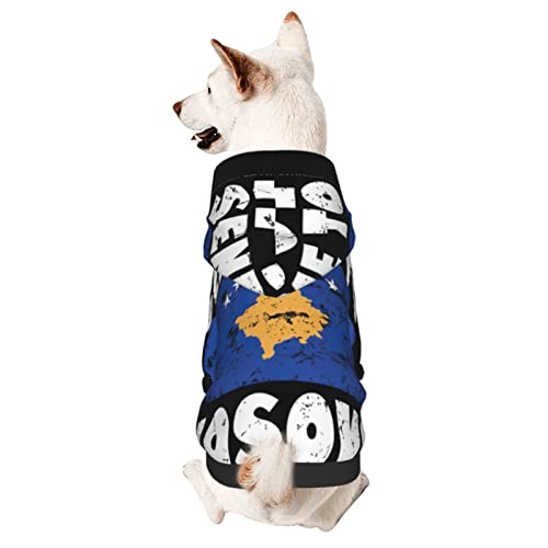 Hund Hoodie, Ich Unterstütze Den Kosovo Hund Kleidung Warme Hoodie Atmungsaktiver Hunde Kapuzenpullis Für Welpen Mittelgroße Hunde Katze L von 321