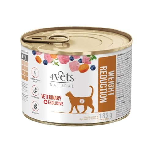 4VETS Natural Weight Reduction Katzenfutter 185 g von 4VETS