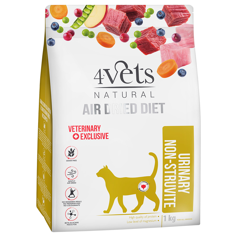 4Vets Natural Feline Urinary - Sparpaket: 2 x 1 kg von 4vets