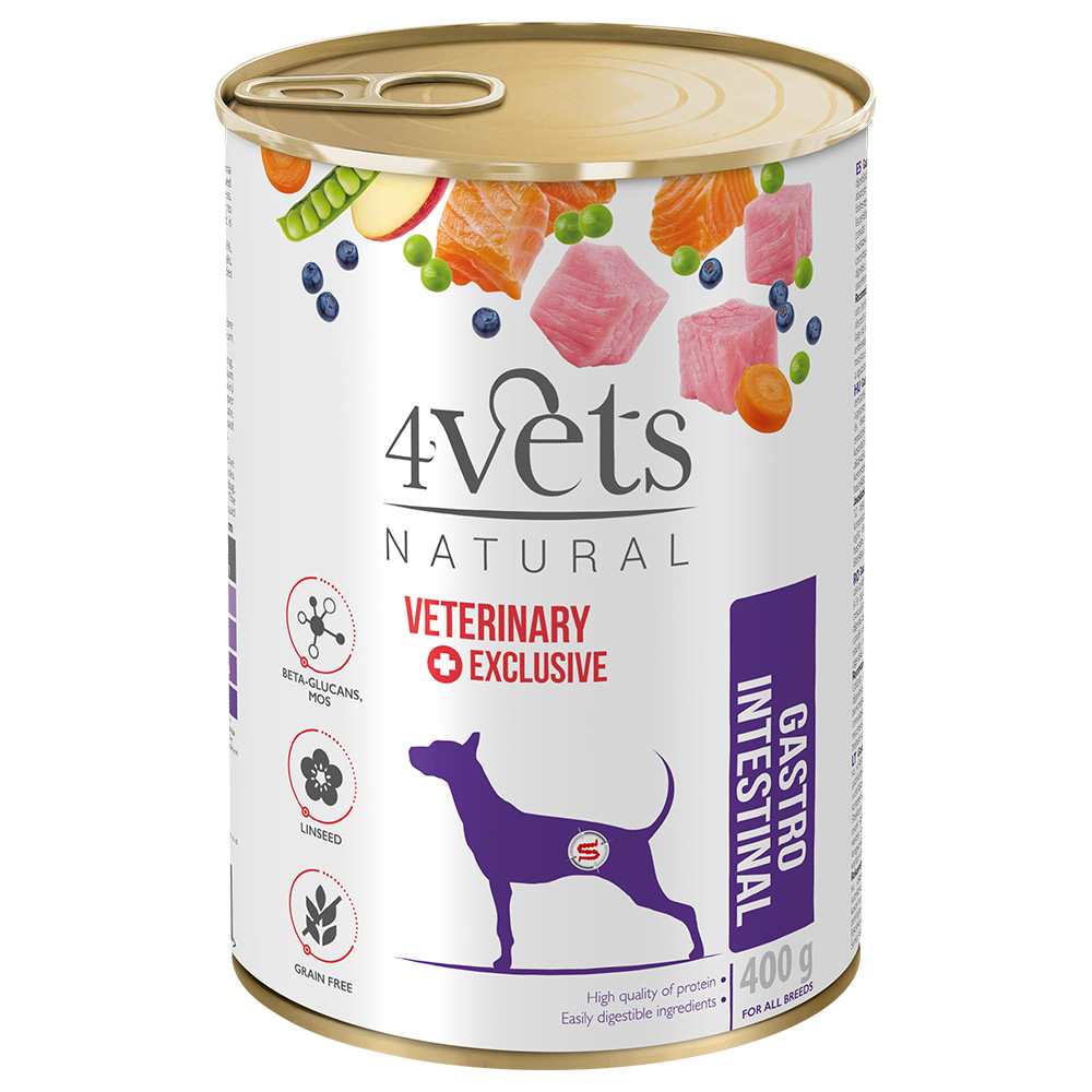 4Vets Natural Hund Gastro Intestinal 400 g - 12 x 400 g von 4vets