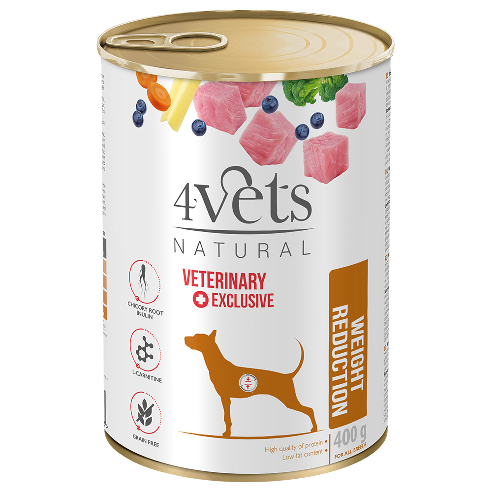 4Vets Natural Hund Weight Reduction 400 g - 12 x 400 g von 4vets