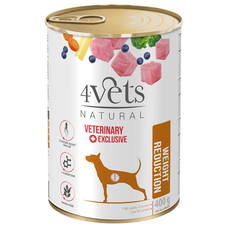 4Vets Natural Hund Weight Reduction 400 g - 6 x 400 g von 4vets