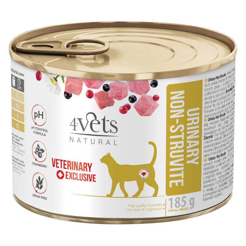 4Vets Natural Katze Urinary - 6 x 185 g von 4vets