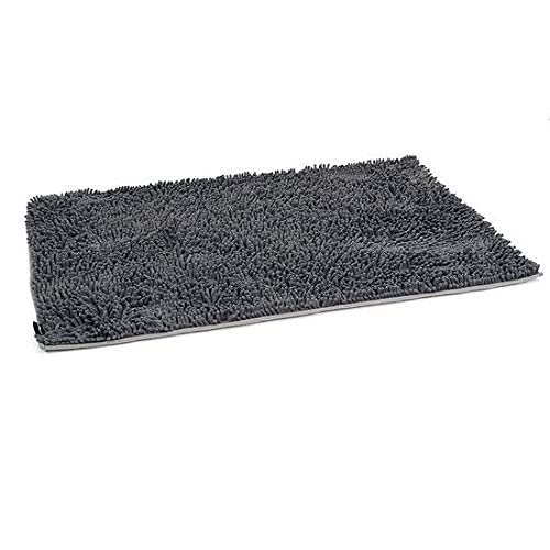 51 Degrees North Clean&Dry Polyester und Polyamid Benchmat, Grau Grey, Hundematte für Kleine Mittelgroße und Grosse Hunde und Katzen, Hundematte Waschbar (XL: 104x68cm) von 51 Degrees North