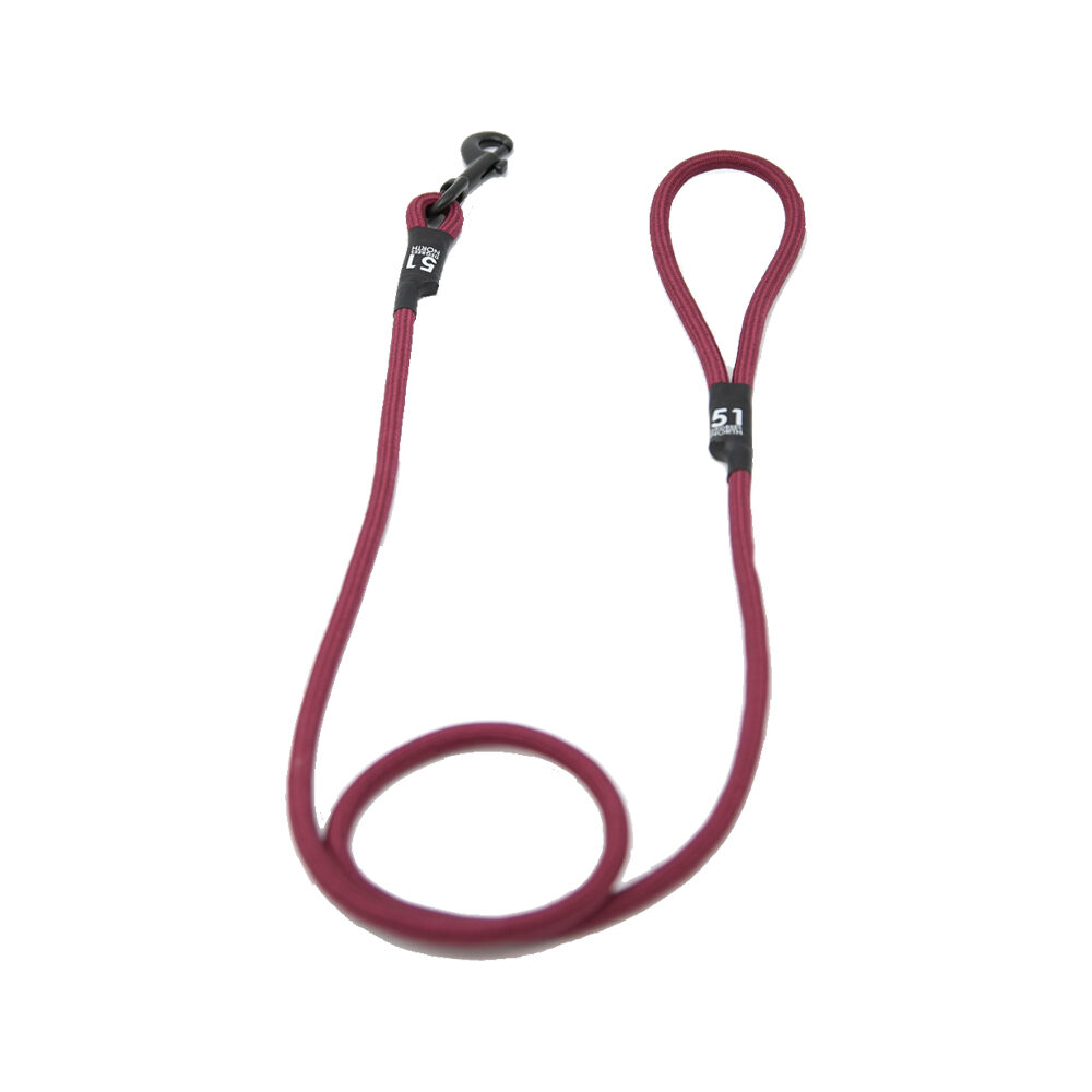 51 Degrees North - Wanderful - Leash - Rope - Burgundy - 120 cm x 12,5 mm von 51 Degrees North