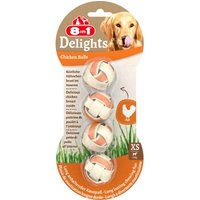 8in1 Delights Kaubälle Hähnchenfleisch S 3x4 Stück von 8in1