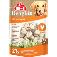 8in1 Delights Kauknochen Huhn - XS: 2 x 252 g (42 Stück) von 8in1