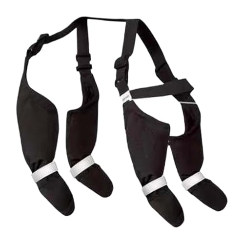 95sCloud-1 Hundestiefel Mit Hosenträger, Hosenträgerstiefel, wasserdichte Hundeschuhe Pfotenschutz Anti-Rutsch-Sohle und rutschfest, verstellbare Strapsstiefel für mittelgroße bis große Hunde von 95sCloud-1