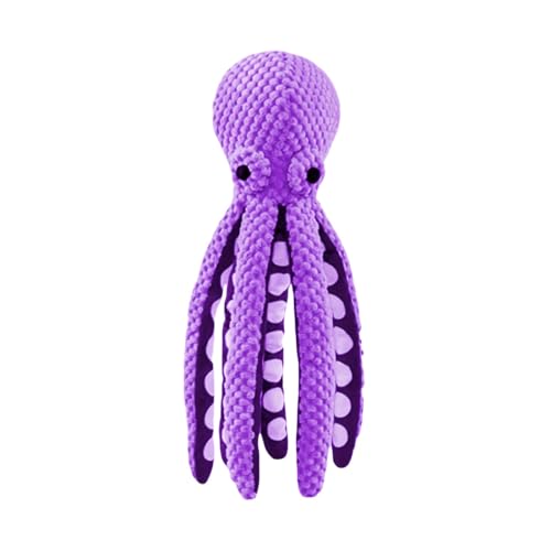 Hundespielzeug Welpenspielzeug, Tauziehen Plüsch quietschendes , Hund Dog Toys Hundekauspielzeug Quietschend Plüsch Welpenspielzeug für Welpen, kleine, mittlere, große Hunde (Purple, 32x8.5x8.5cm) von 95sCloud-1