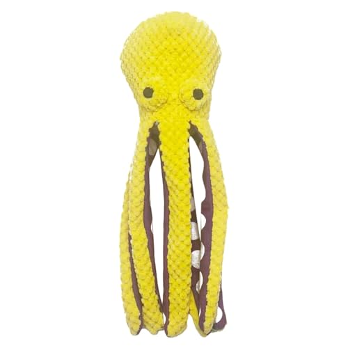 Hundespielzeug Welpenspielzeug, Tauziehen Plüsch quietschendes , Hund Dog Toys Hundekauspielzeug Quietschend Plüsch Welpenspielzeug für Welpen, kleine, mittlere, große Hunde (Yellow, 32x8.5x8.5cm) von 95sCloud-1