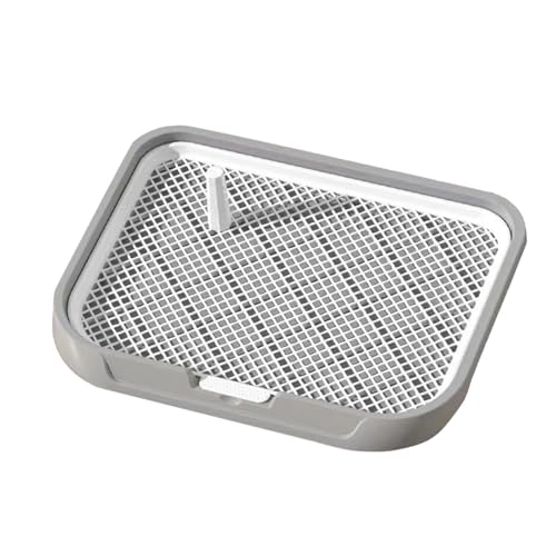 Hundetoilette Welpentoilette Haustiertoilette Puppy Training Pee Pad Holder Pee Pad - Puppy Training Pads Töpfchentablett -Hundetoilette für Innenräume Haustiertoilette (Grey, 53X42X5cm) von 95sCloud-1