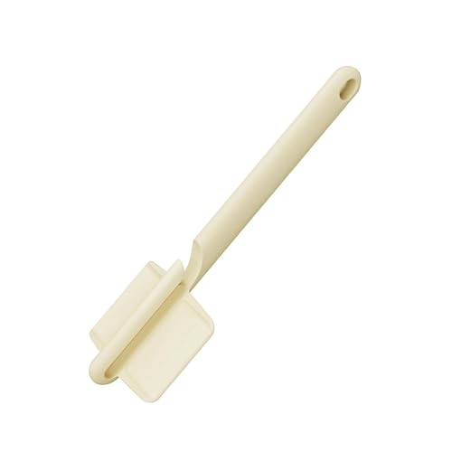 Katzenfutterspender Cat Treats Spoon, Katzenstreifen Quetschlöffel Katzenstreifen-Quetschlöffel Multifunktional Katzenleckerli-Spender für Nassfutter Flüssige Snacks Püree Futtermittel (Beige) von 95sCloud-1