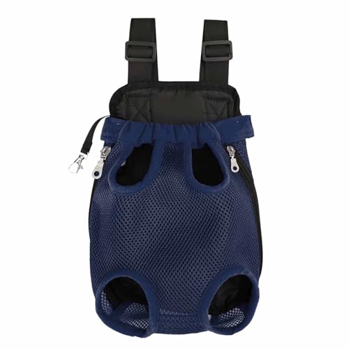 Katzentragerucksack Hundetragerucksack Haustierrucksack, Legs Out Hundetransporter, Haustier-Vorder- und Rückentrage, Head-Out-Welpenrucksack für Wanderungen, Reisen, Camping im Freien (Blue) von 95sCloud-1