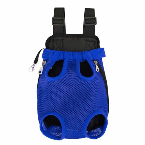 Katzentragerucksack Hundetragerucksack Haustierrucksack, Legs Out Hundetransporter, Haustier-Vorder- und Rückentrage, Head-Out-Welpenrucksack für Wanderungen, Reisen, Camping im Freien (Dark Blue) von 95sCloud-1