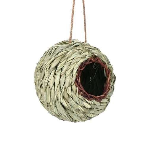 Vogelnest, Kolibri-Haus Bird Nests Vogelnester Handgewebt Kleine Vogel Nistkästen Vogelnest im Garten, for Outdoor Hanging Wellensittich Meise, Kanarienvogel, Amsel, Hummingbird von 95sCloud-1