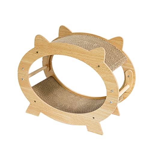 10 Pcs Cat Scratcher Lounge, Indoor Cat Scratcher, Lounger Design, Cat Scratcher Lounge Bed with 2 Cat Scratching Board Pads, Cat Scratch Ramp Post, Cat Scratching Toys Files Nails, Cat Lover A/a von A/A