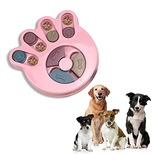 A/A Hund Puzzle Feeder Spielzeug, interaktiv Treat Dispenser Puzzle Hundespielzeug Intelligenz Puzzle Hundespielzeug, Slow Feeder Puzzle Bowl für Welpen Haustier von A/A
