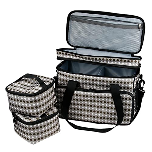 A/A Reisetasche für Hunde, Reiseset für Hund und Katze, Reisezubehör für Hunde, von der Fluggesellschaft zugelassener Tragetaschen-Organizer mit Multifunktionstaschen von A/A