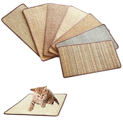 A/R 3 Stück Kratzunterlage für Katzen | Sisal Kratzmatte – Katzen Kratzbrett Katzen Pad für Krallen Stressabbau, langlebiges Katzenkratzpad für Katzen Kätzchen von A/R