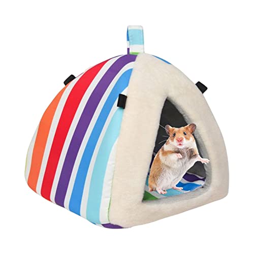 A/R Hamster-Schlafsack | Winter-Spielbett | Warmes Hamster-Spielbett | Schlafbett hält warm Nesthaus für Hängematte Meerschweinchen Eichhörnchen Mäuse von A/R