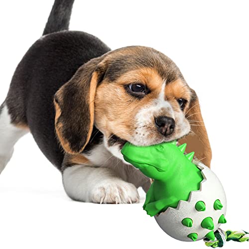 A/R Hundekauspielzeug für aggressive Kauer | Kauen Dinosaurier Ei Spielzeug für Welpen - Hundespielzeug für kleine und mittelgroße Hunde zum Reinigen der Zähne und zur Vermeidung von Zahnproblemen von A/R