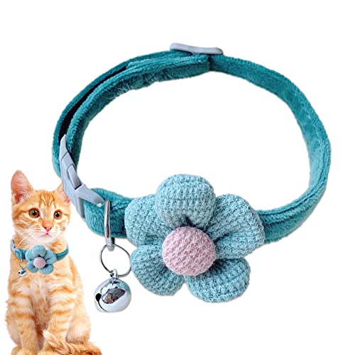 A/R Katzen-Blumen-Halsband, bequemes Kätzchen-Halsband, abnehmbare Blume, verstellbar, niedliches Kätzchen-Halsband für Hunde, Katzen, Welpen, Kätzchen von A/R