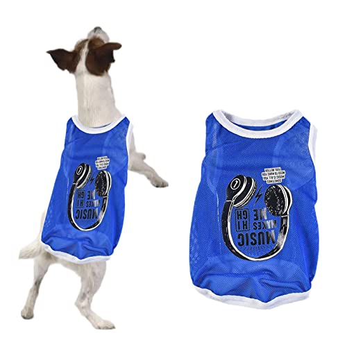 A/R Kühlende Hundeweste | Atmungsaktive Welpenhemden aus Netzstoff, coole Shirts für Hunde, Sommerjacke, für Training, Spaziergänge, passend für kleine, mittelgroße und große Hunde von A/R