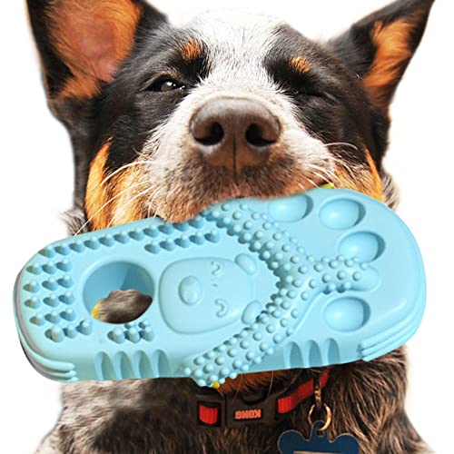 A/R Pantoffelförmiges Kauspielzeug für Hunde, Kauspielzeug für kleine mittelgroße Hunde Zahntraining, Innovatives TPR-Haustierspielzeug gegen Langeweile beim Kauen beim Zahnen von A/R